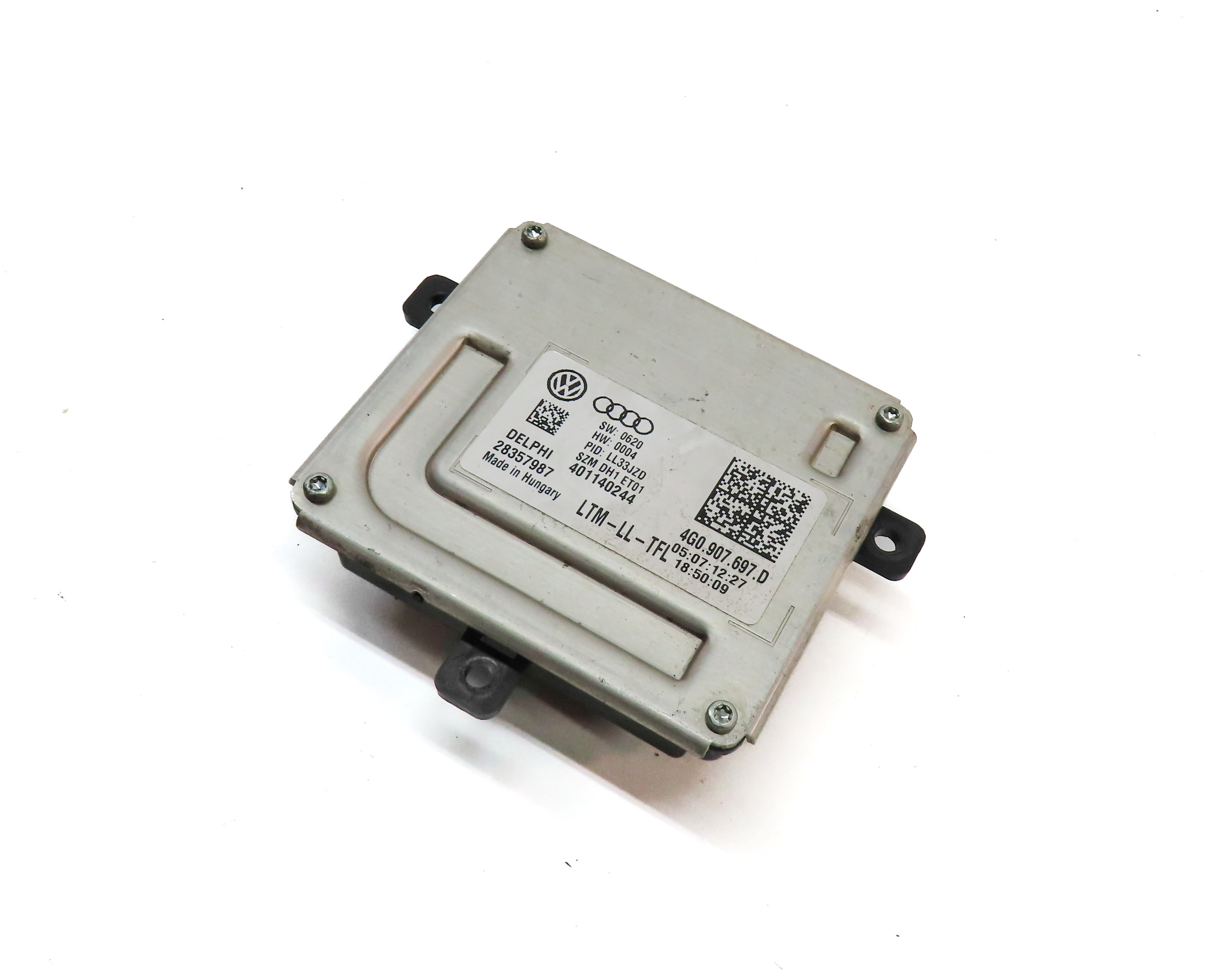 2013 AUDI A6 (C7 4G) FRONT LEFT DRIVER DRL DAYTIME RUNNING LAMP CONTROL MODULE — exact item pictured